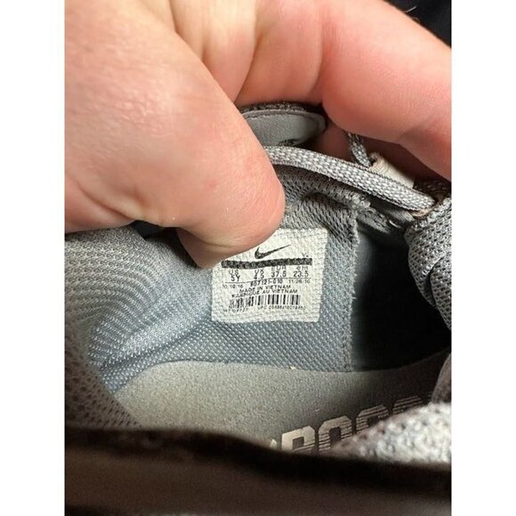 Nike Huarache 5 Lax Grey Lace Up Lacrosse Cleats Size 5Y Used No Box - Picture 6 of 6